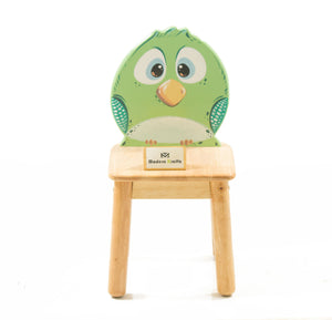 Modern Kraftz Bird Themed solidwood Kids Chair for playroom and Kind