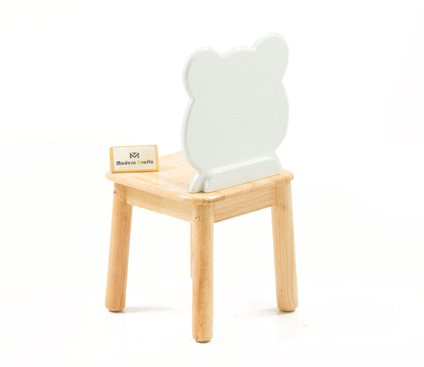 Modern Kraftz 'Panda' Themed solidwood Kids Chair for playroom and Kindergarten