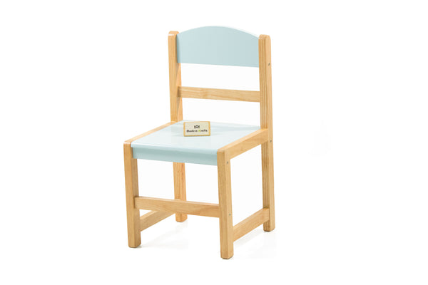 Modern Kraftz Wooden Study Table Chair Set with Drawer (for 6+ yrs) - Light Blue